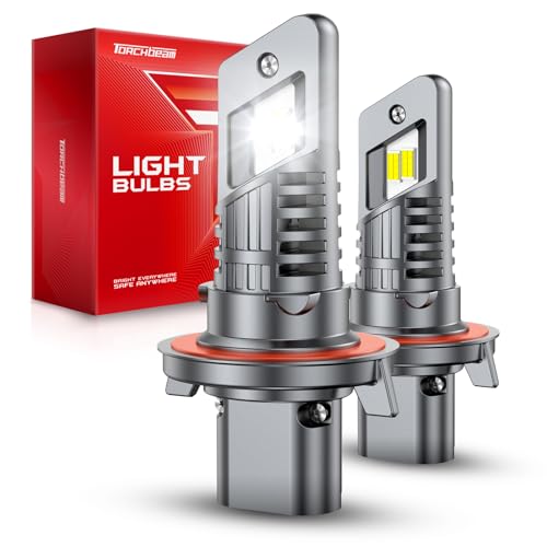 Image of Torchbeam H13 /9008 Bulb with 30000LM Brightness, Plug-N-Play Direct Installation, 1:1 Size, 9008 Fog Bulbs with Cooling Fan, Pack of 2