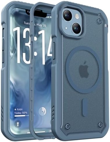 ORETECH Magnética para Funda iPhone 13, [con mag-Safe][2X Protect...