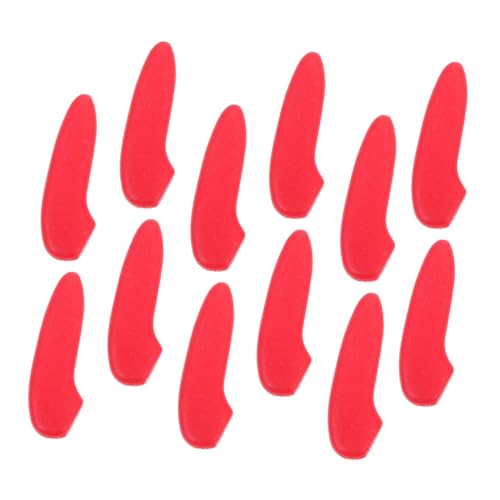 OUNONA 30Pcs Red Plastic Knife Tip Protectors Tool Tip Sleeves for Storage Prevents Damage to Knife Tips Compact Design for Easy Organization Essential Kitchen Knife