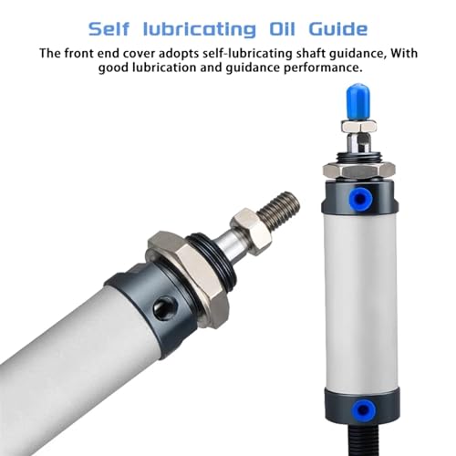 Vérin pneumatique MAL double action avec piston en alésage 25 - 4