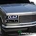 Black Clear Housing Projector Headlights With Halo LED k2 + Bumper Signal Lights yd + Corner Parking Lamp yd Compatible With 94-00 Chevy C10 C/K Pickup / 94-98 Silverado / 94-99 Suburban / 95-99 Tahoe