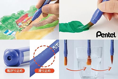 Pincel Neo Sable Pentel Ponta Redonda Fina