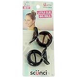 Scunci fish claw clips 2 ct, Multi-Colored