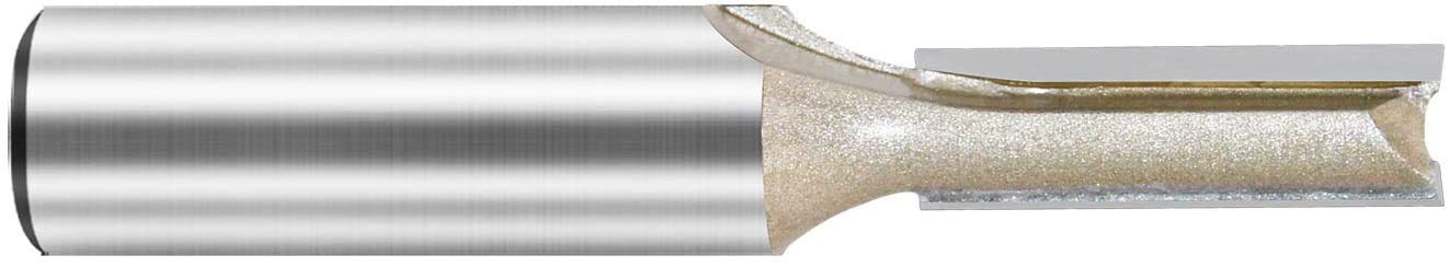 1/2-inch Shank, 5/16-inch Cutting Dia, 2-Flute Straight Router Bit, Carbide Tipped Plunge Router Bit, 4Pcs