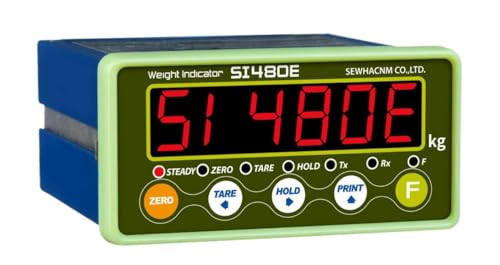 Sewha SI480E DC Digital Weighing Indicator – Dual Color Display, RS485 RS232 Communication, Industrial Scale Controller for Load Cells & Automation Systems
