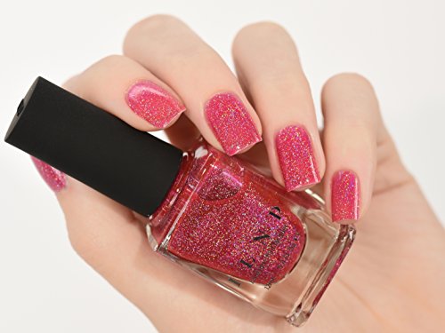 Image of ILNP Jello Shot - Paradise Pink Holographic Sheer Jelly Nail Polish