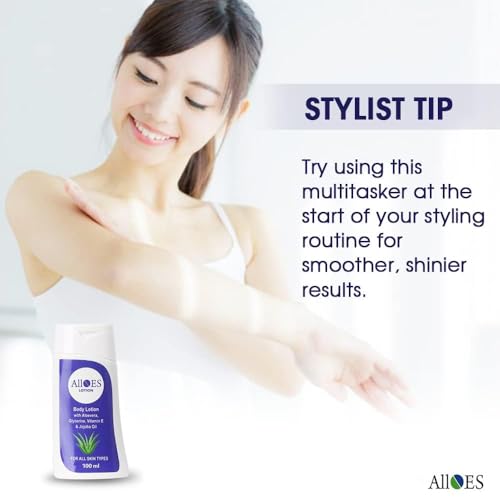 Image of BODY & WELLNESS Body Lotion with Aloe Vera, Glycerin, Vitamin E & Jojoba Oil | Deep Hydration & Moisturizing Care | Improves Skin Texture | Nourishes & Soothes Dry Skin | Daily Use Lotion - 100ml (2, 100ml)
