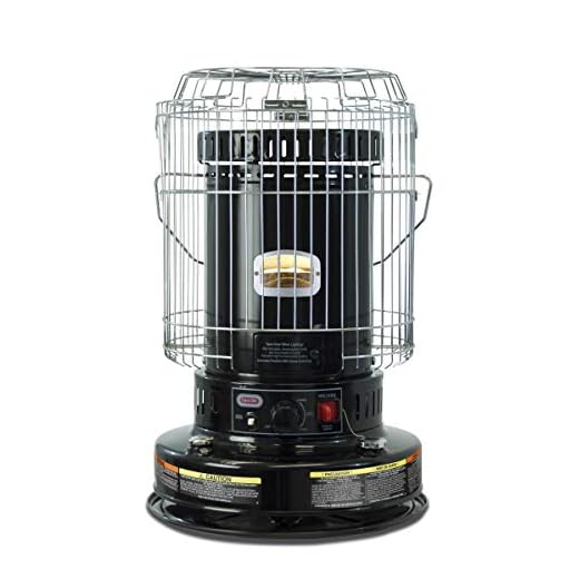 Dyna-Glo WK24BK 23,800 BTU Indoor Kerosene Convection Heater, Black