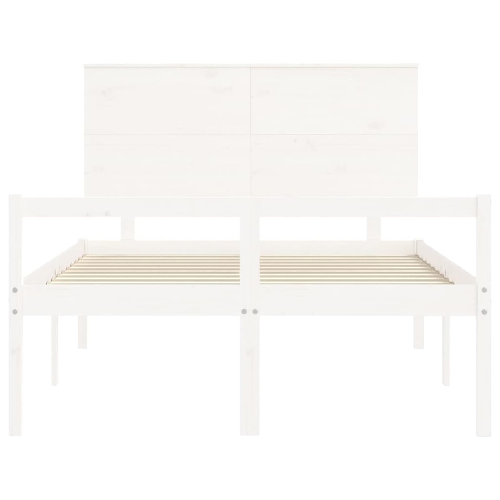 Massives Kiefernholzbett 120x190cm mit Stauraum, 45cm Bodenhöhe - Seniorengerecht Model3195452