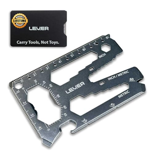 40 tools hiding in something thinner than a credit card — a genuinely clever everyday carry that replaces a whole toolbox in your wallet.