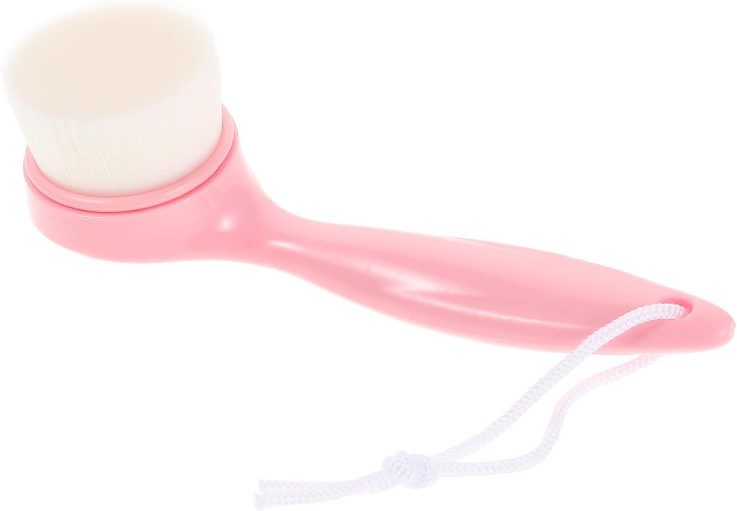GANAZONO Soft Bristle Facial Clean Brush with Long Ergonomic Handle for Gentle Skin Cleansing Makeup Removal and Exfoliation Versatile Skincare Tool for Women Face Care and Travel Use