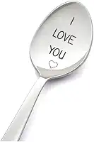 Presentes de aniversário para marido, esposa, I Love You, colher para namorado, namorada, presente de Natal para dia dos namorados, presente para casal, colheres, presentes para ele e ela, colheres de