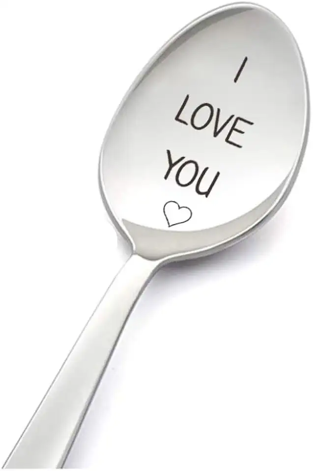 Presentes de aniversário para marido, esposa, I Love You, colher para namorado, namorada, presente de Natal para dia dos namorados, presente para casal, colheres, presentes para ele e ela, colheres de