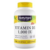 Healthy Origins Vitamin D3 Gels 1, 000 Lulanolin 360 Gels, 360 Count