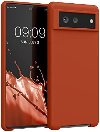kwmobile Case Compatible with Google Pixel 6 Case - TPU Silicone Phone Cover with Soft Finish - Radiant Yellow