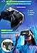 VR Headset, for Smartphones, VR Head Mount Display, Headphone Included, for Smartphones, 3D Glasses, Aspherical Optical Lens, VR Videos, One-Click Reception, 120° Viewing Angle, 1080P,