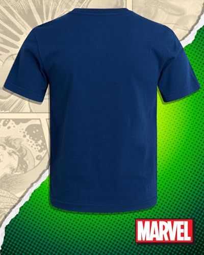 Marvel Boys Shirts Spiderman Avengers Hulk Iron Man Graphic Tees for Boys - image 5