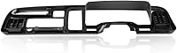 Vista 9 de G-PLUS - Panel de adorno para salpicadero, compatible con Dodge Ram 1994-1997, cubre el panel de instrumentos, 55114870-1 (plástico ABS negro)