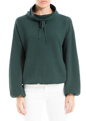 Image of Max Studio womens Max Studio Women's Cowl Neck Long Sleeve Waffle Knit PulloverKnit Top