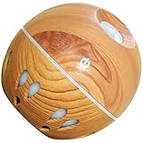 HEMOTON USB Tragbarem Design Großer Kapazität und Luftbefeuchter 130ml mit Diffusor mit Holzaushöhlung Leiser Nebel für Zuhause und Reise