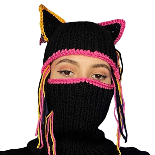 Bonnet ours en tricot intégral pour vos soirées d'Halloween et vacances