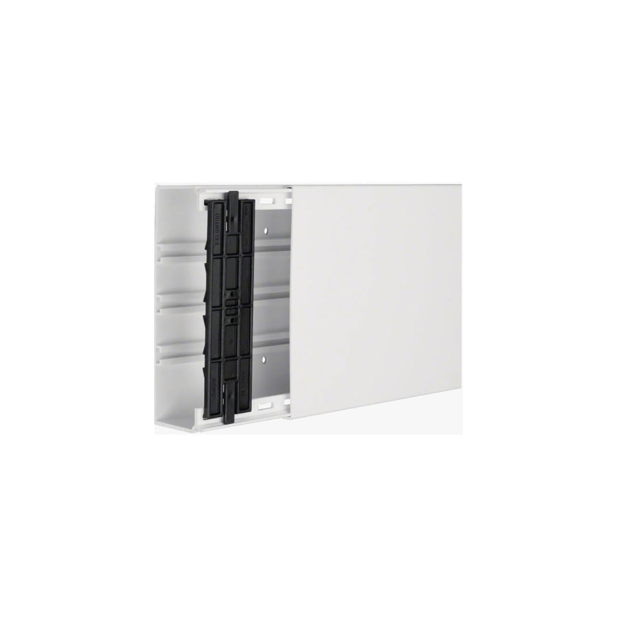 Hager FB6019009016 - Canaleta para Cables (Largo x Ancho x Alto): 2000 x 190 x 61 mm, 2 m, Color Blanco