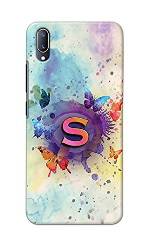 Image of PRINTFIDAA� Printed Hard Back Cover Case for Vivo V11 Pro Back Cover (Alphabet S) -2808