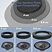 Fiegromech 3 in 1 Speaker Foam Rings Kit, 4