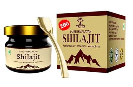 Trivang by Vedrisi Pure Original Himalayan Shilajit/Shilajeet Resin 100% Natural Resin 20G Pack