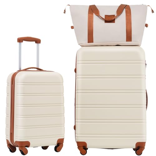 2 Piece Hardshell Luggage Set with TSA Lock, 20