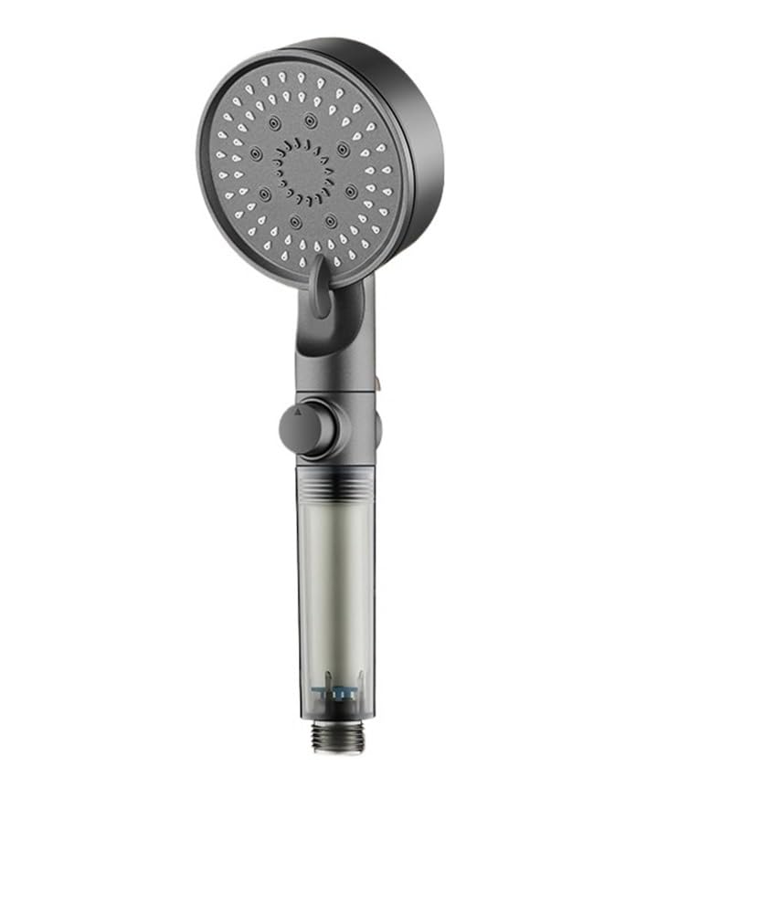 Soffioni doccia regolabili in 5 modalità for filtro for il risparmio idrico, ugello spray for arresto a un tasto, bagno di casa Soffione doccia(10)