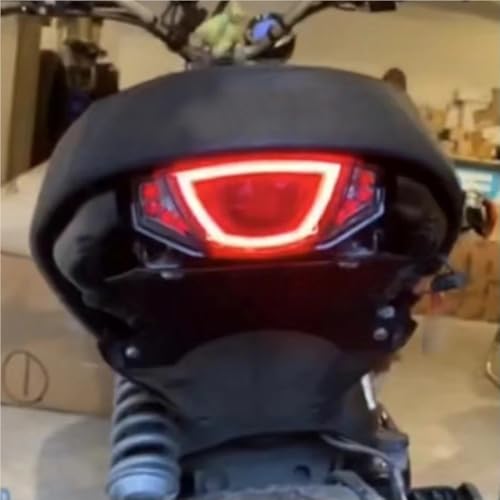 Luces traseras integradas para rutas en Scrambler 400 y 800 7