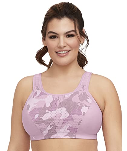 Full Figure Plus Size Custom Control Sports Bra Wirefree #1166
