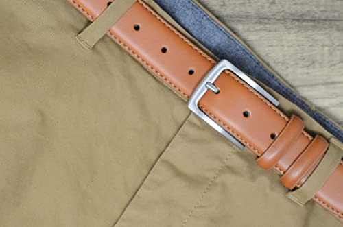 Ashford Ridge Mens 33mm Double Loop Leather Belt2