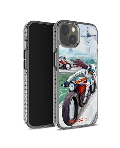 Image of DailyObjects Timeless Touch Stride 2.0 Magnetic Case Cover Compatible with iPhone 15 | Wireless Charging Slim Back Cover | 2 Layer Edge Protection & Shockproof
