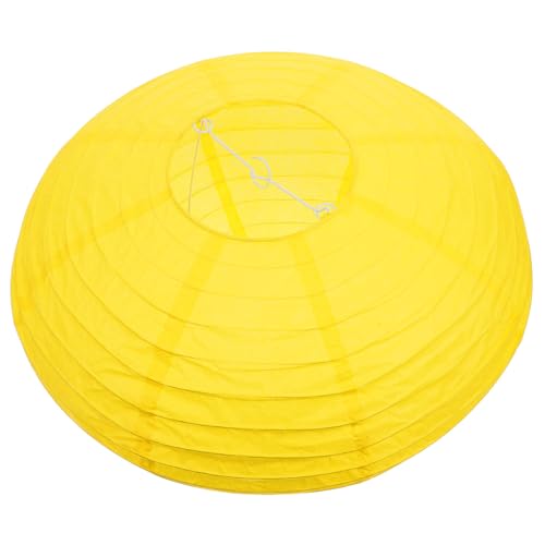 VILLFUL Farolillos de Papel Esfera Colgantes para Decoración Interior y Exterior Lámparas Japonesas Amarillas para Bodas Fiestas y Aulas Fáciles de Montar Ambiente Festivo Boho