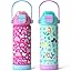 Fimibuke Kids Insulated Tumbler With Handle Straw - 16oz Leak Proof Toddler Tumbler With Sip/Swig 2