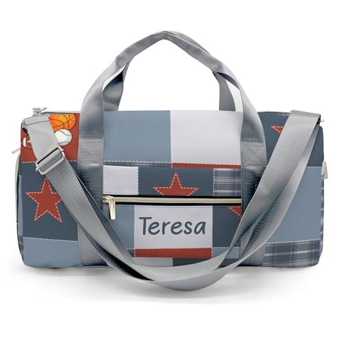 Personalized Ball Custom Multi-functional Travel Bag, Unisex Portable Duffel Bag, Short Distance Travel Assistant.