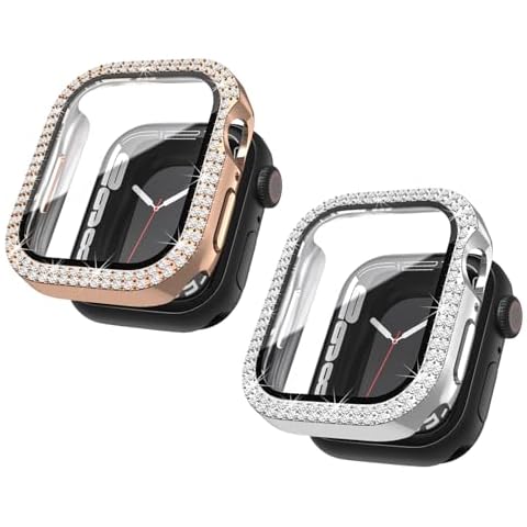 Bzzerumy Glitter Diamond Case for Apple Watch Cover