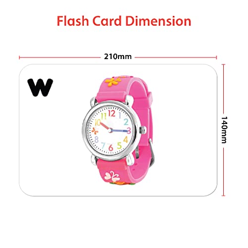 hungry brain Toddler FlashCards Capital Alphabet & Small Alphabet, Double-Sided Flash Cards for Toddlers 1-4 Years, 52 Real Image Cards, Montessori Toys, Educational Preschool Learning for Kids