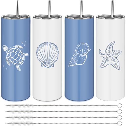 Patelai Ocean Beach Insulated Tumblers 4-Pack