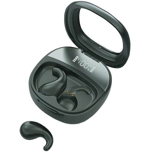 Sleep Earbuds, Innovative Sleep Mode, Noise Cancelling Headphones, Comfortable Side Sleeping, Not in The Ear, Long-Term Use Without Itching or Pain (Black)