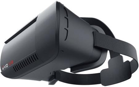 Merkury Innovations Evo VR Headset, side view with straps