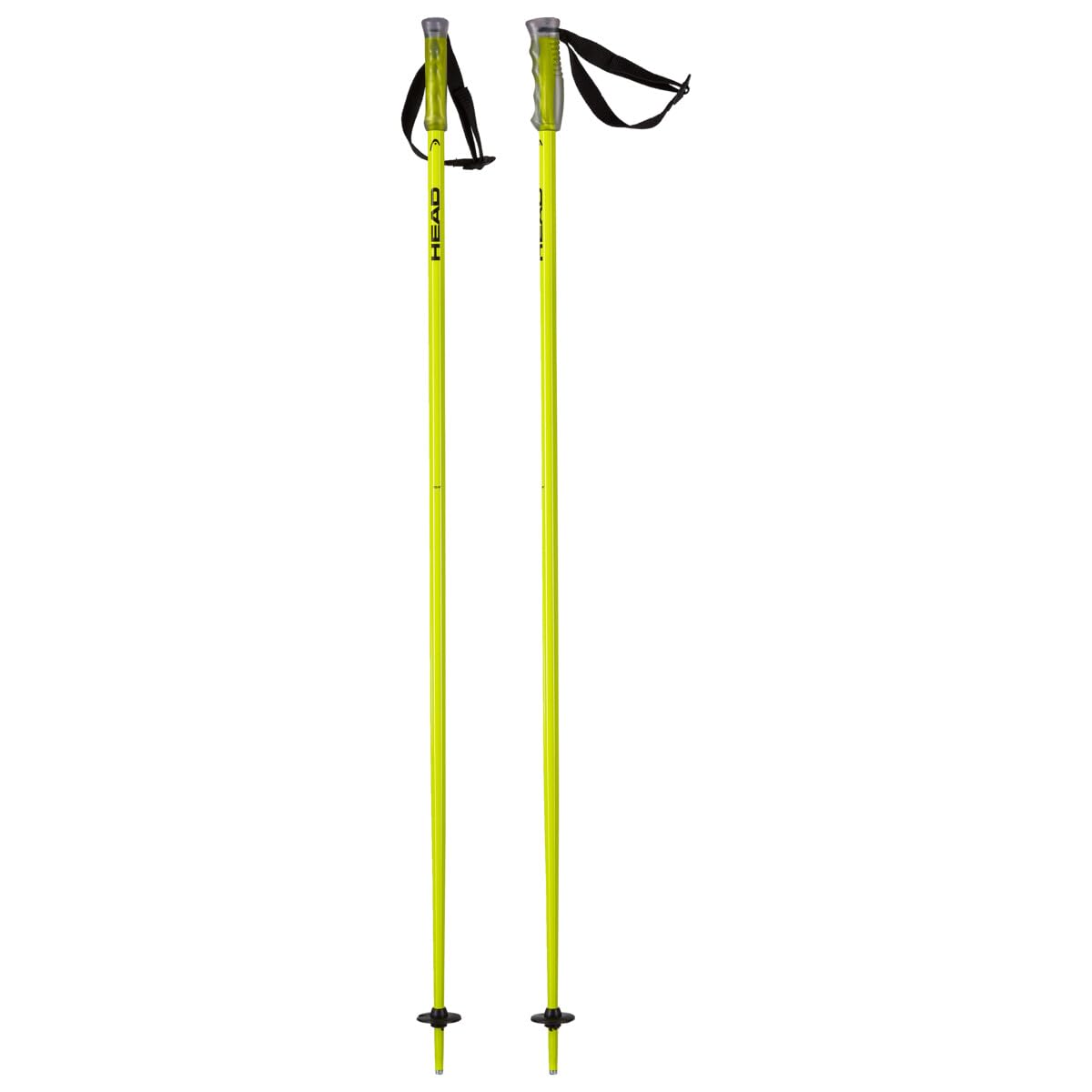 HEAD Unisex - Adult Multi Neon Yellow Black Ski Poles, Black/Neon Yellow, 110