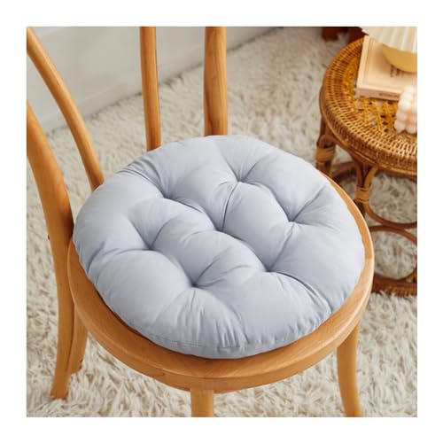 LOJAX Cuscini per sedie da pranzo Set di 8 cuscini rotondi per sedie da giardino Cuscini per sedili da giardino Cucina Balcone Soggiorno 36 x 36 x 5 cm Decorazione per interni ed esterni