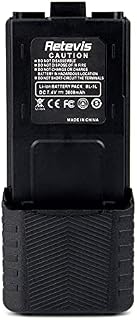 Retevis RT5R 3800mAh Walkie Talkie Battery, 7.4V Li-ion Battery, Compatible with Baofeng UV-5R UV-5R Plus UV-5RTP BF-F8HP BF-F9 UV-5RE Plus BF-F8 Retevis RT5R RT5RV Two Way Radio Walkie Talkie(1 pcs)