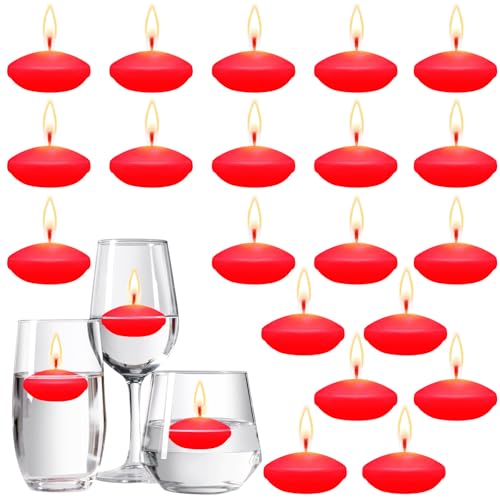 Nuanchu Red Floating Candles for Weddings