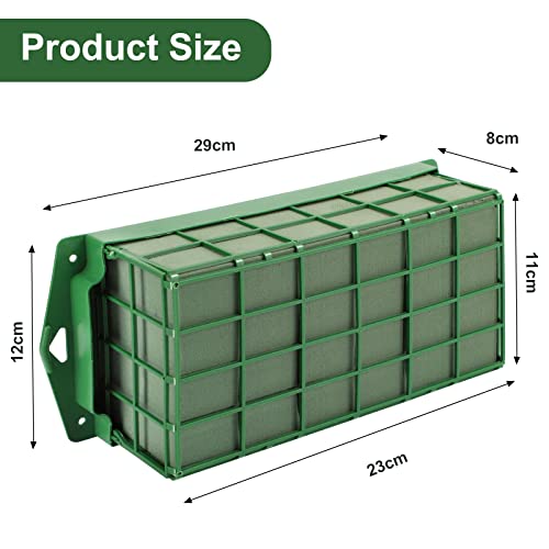 Hongway 2 Pieces Floral Foam Cage Flower Holder With Floral Foam For Fresh Flower Arrangement And Wedding Holiday Decorations #TOP1