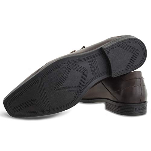 Sapato Social Ferracini Liverpool Natur Cafe Claro 41