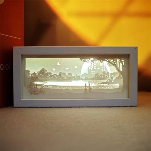 Lámpara de Mesa de Papel 3D con Luz LED RGB Mamarmot miniatura 4